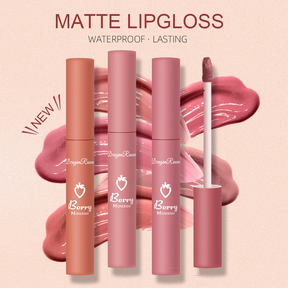 Strawberry Matte Color Lipglaze