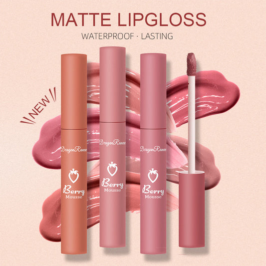 Strawberry Matte Color Lipglaze